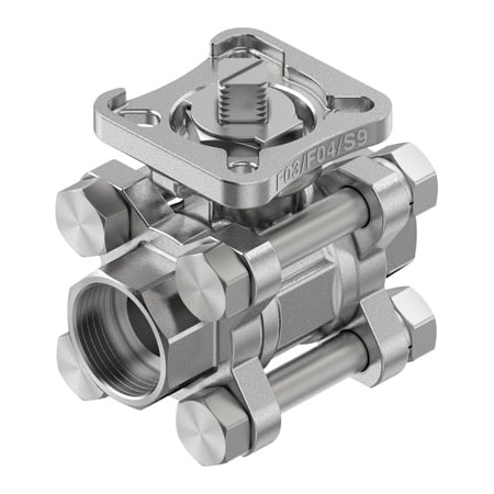 Festo Ball Valve VZBE-1/2-WA-63-T-2-F0304-V15V15 VZBE-1/2-WA-63-T-2-F0304-V15V15